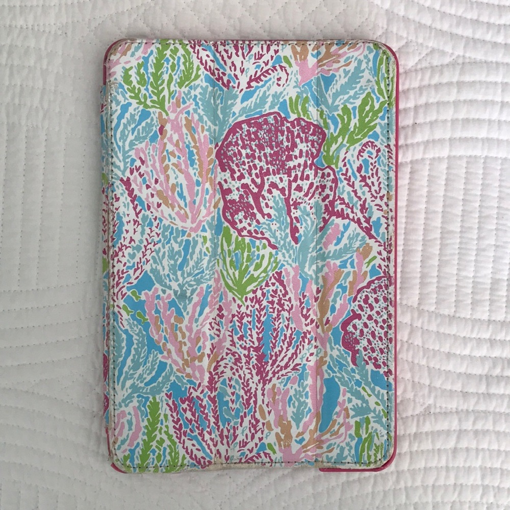 Lilly Pulitzer Coral iPad mini case